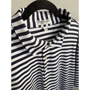 Peter Miller Summer Comfort Men's Striped Short Sleeve Classic Golf Polo‎ SzXXL